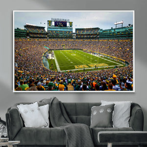 Green Bay Packers Lambeau Field Stadium Wall Art Canvas