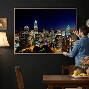 Atlanta Skyline Wall Art Canvas Print – Modern Cityscape