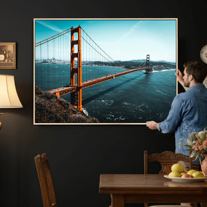 Golden Gate Bridge Wall Art Canvas Print – San Francisco