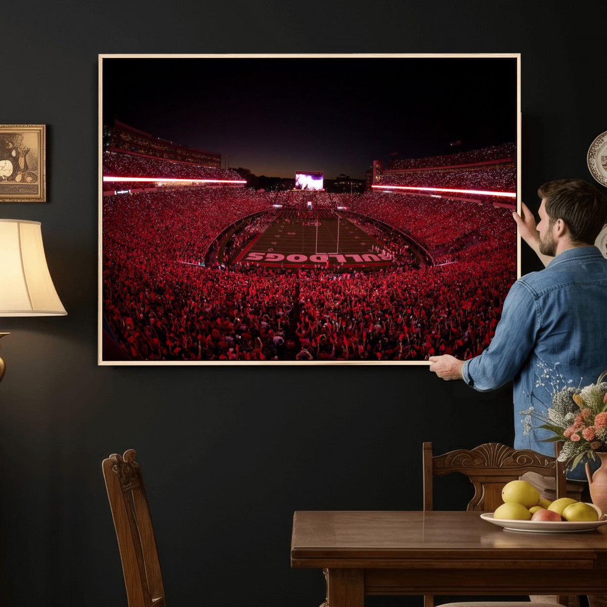 Sanford Stadium Wall Art Canvas Print – Georgia Bulldogs