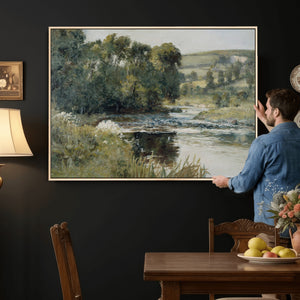 Edward Mitchell Bannister Streamside Wall Art Canvas Print