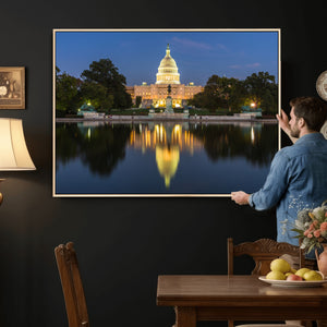 US Capitol Building Wall Art Canvas Print – Washington DC