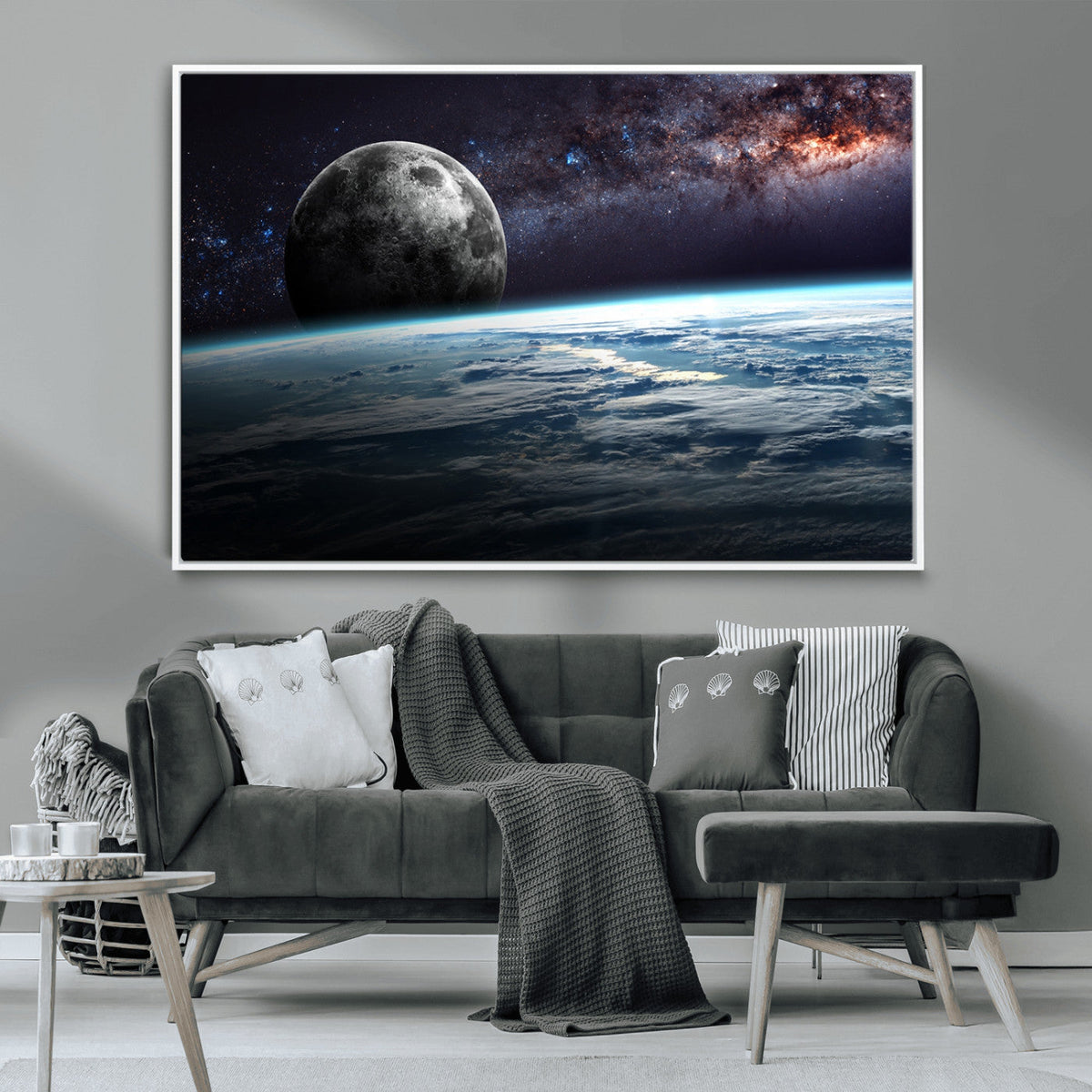 Space and Planet Canvas Print