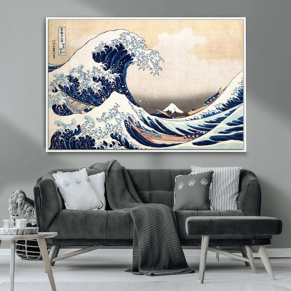 Hokusai: The Breaking Wave off Kanagawa Canvas Print