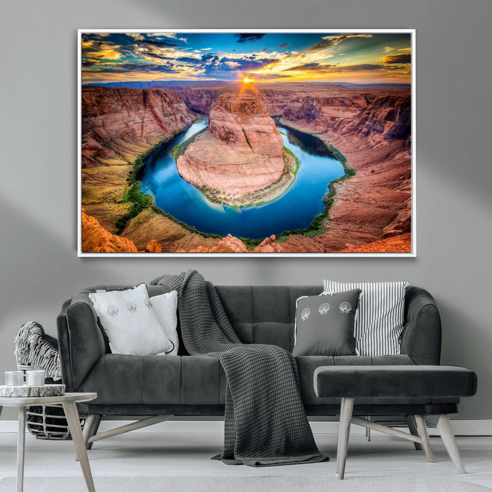 Sunset on the Horseshoe Bend Grand Canyon, Horseshoe Bend