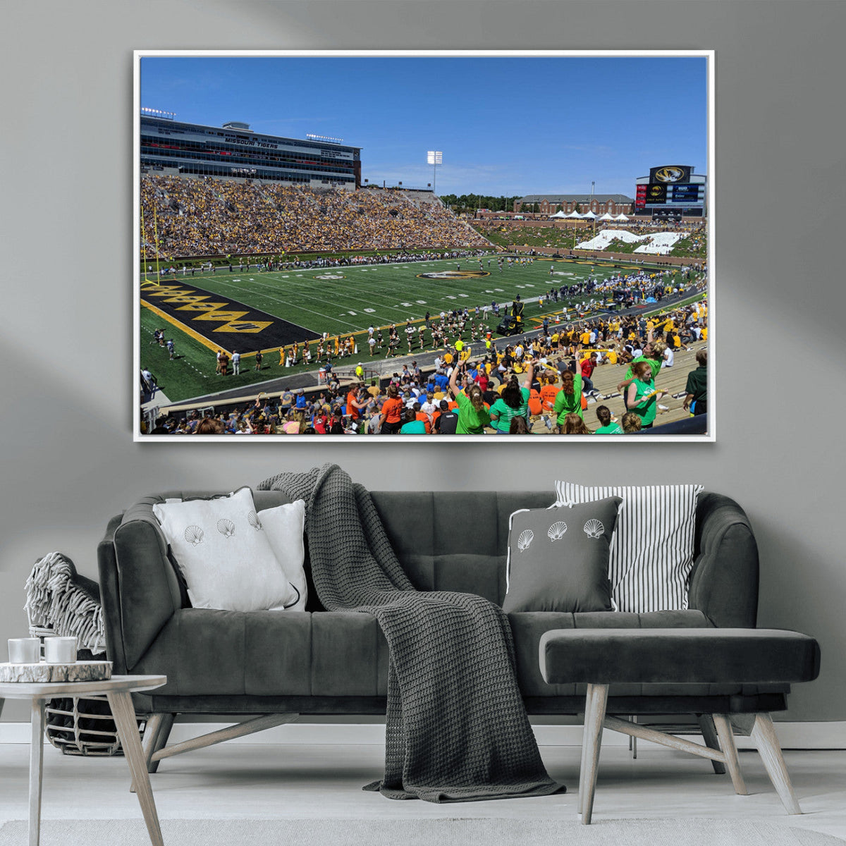 University of Missouri Tigers Football Team Print - Columbia