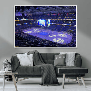 Amalie Arena Florida Wall Art Canvas Print - NHL Hockey