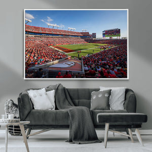 Florida Tampa Raymond James Stadium Wall Art Canvas Print -