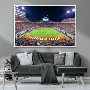 NC State Wolfpack Canvas Print - Raleigh Carter-Finley