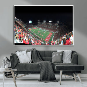 Houston Cougars Football Team Print - Houston TDECU Stadium