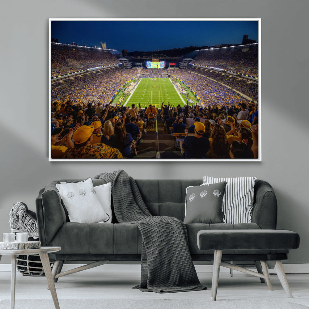 Pittsburgh Panthers Football Team Print - Pittsburgh