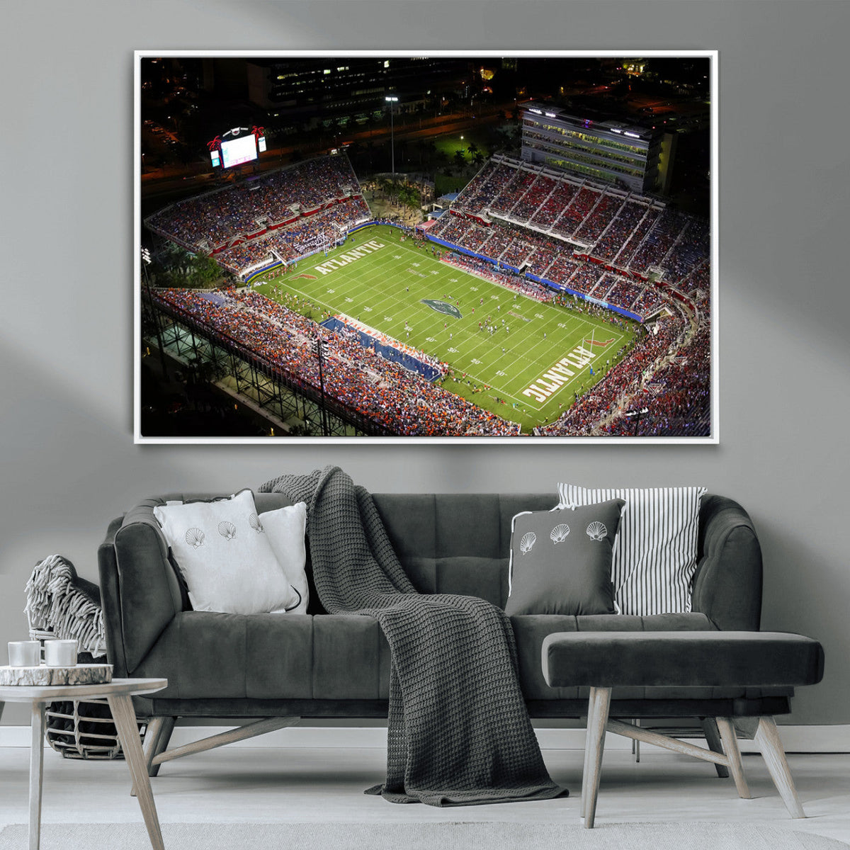 Florida Atlantic University Owls Canvas Print, Football Team