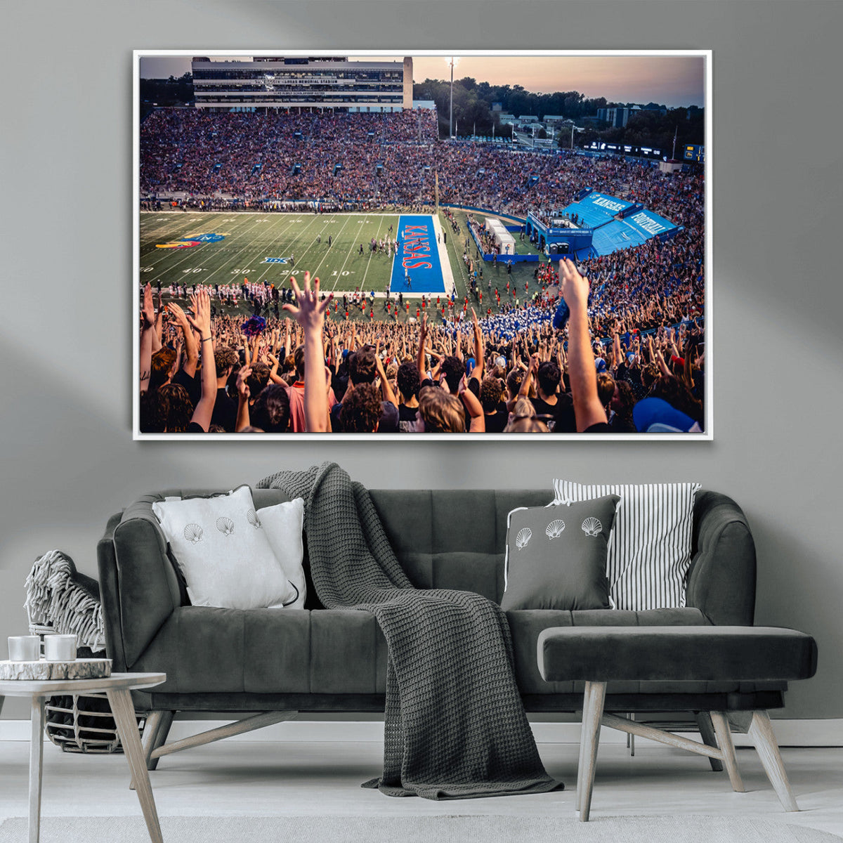 University of Kansas Jayhawks Football Team Art Print -