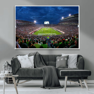 Michigan State Spartans Football Team Print - East Lansing