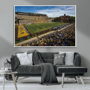 University of Wyoming Cowboys Football Team Print - Laramie