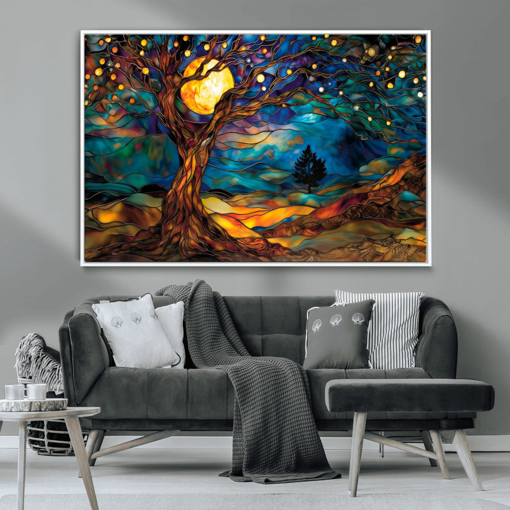 Tree of Life Wall Art - Yggdrasil Tree of Life Canvas Print