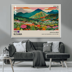 Yayoi Kusama Japan 1986 Canvas – Wabi Sabi Japanese Vibrant