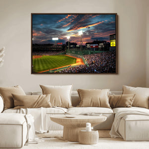 Fenway Park Wall Art Canvas Print | Large Baseball Stadium