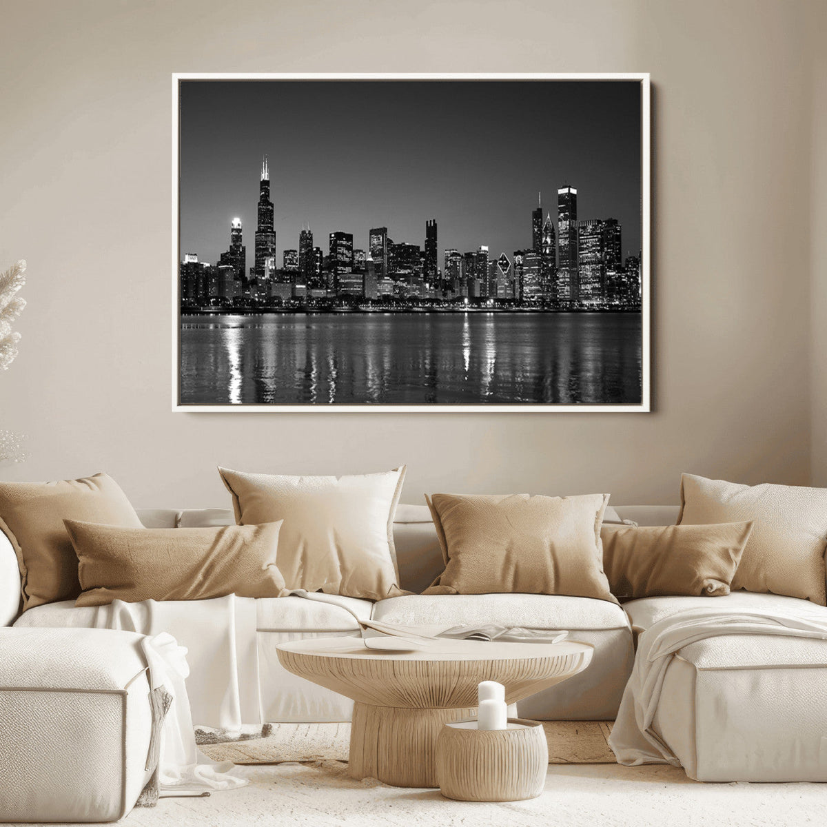 Chicago Wall Art Canvas Print