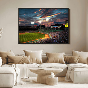Fenway Park Wall Art Canvas Print | Large Baseball Stadium