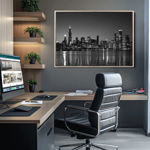 Chicago Wall Art Canvas Print