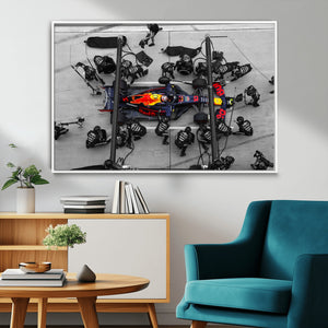 RedBull Formula 1 Canvas Wall Art Print