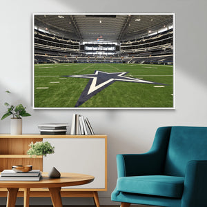 Dallas Cowboys Football Team Print - Arlington AT&T Stadium