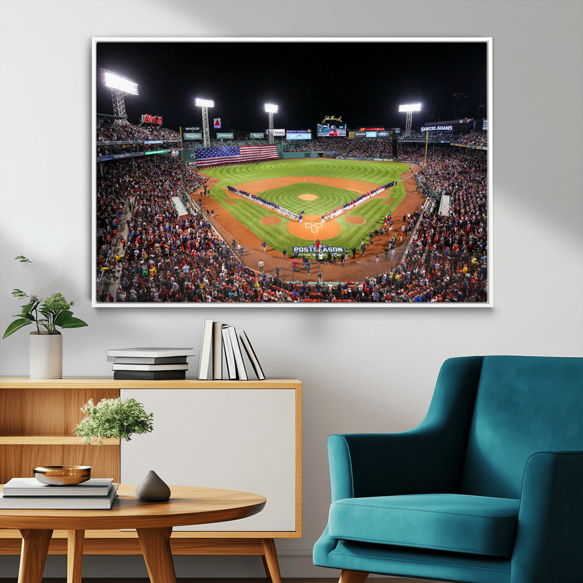 Fenway Park Wall Art Canvas Print | Large Baseball Stadium