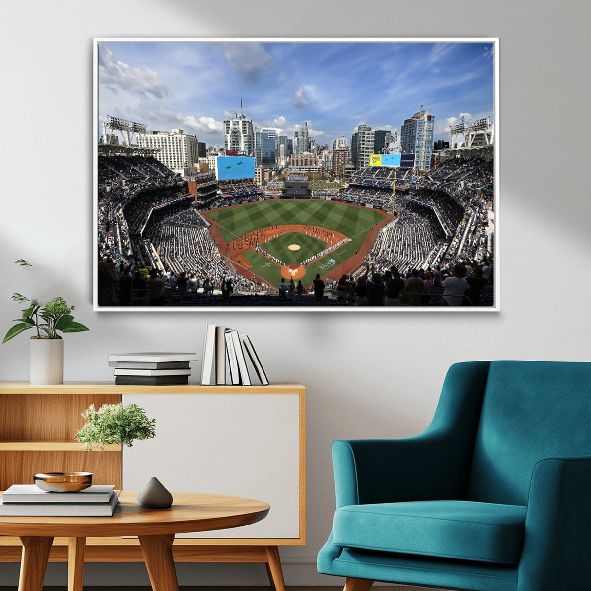 San Diego Padres Baseball Team Print - Petco Park Stadium