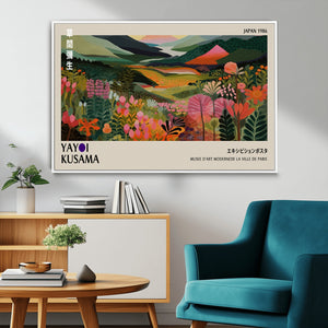 Yayoi Kusama Japan 1986 Wall Art Canvas Print – Vibrant