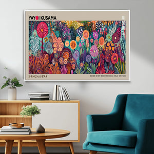 Yayoi Kusama Wall Art Canvas Print, Abstract Art, Large