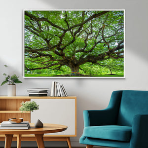 Angel Oak Tree Wall Art Canvas Print – Framed Majestic