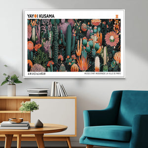 Modern Japanese Wall Art Canvas Print – Framed Abstract