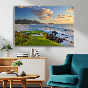 Pebble Beach Golf Links Wall Art Canvas Print – Iconic