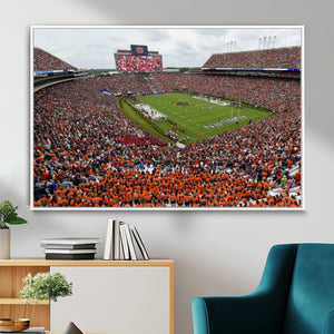 Jordan-Hare Stadium Wall Art Canvas Print, College Sports