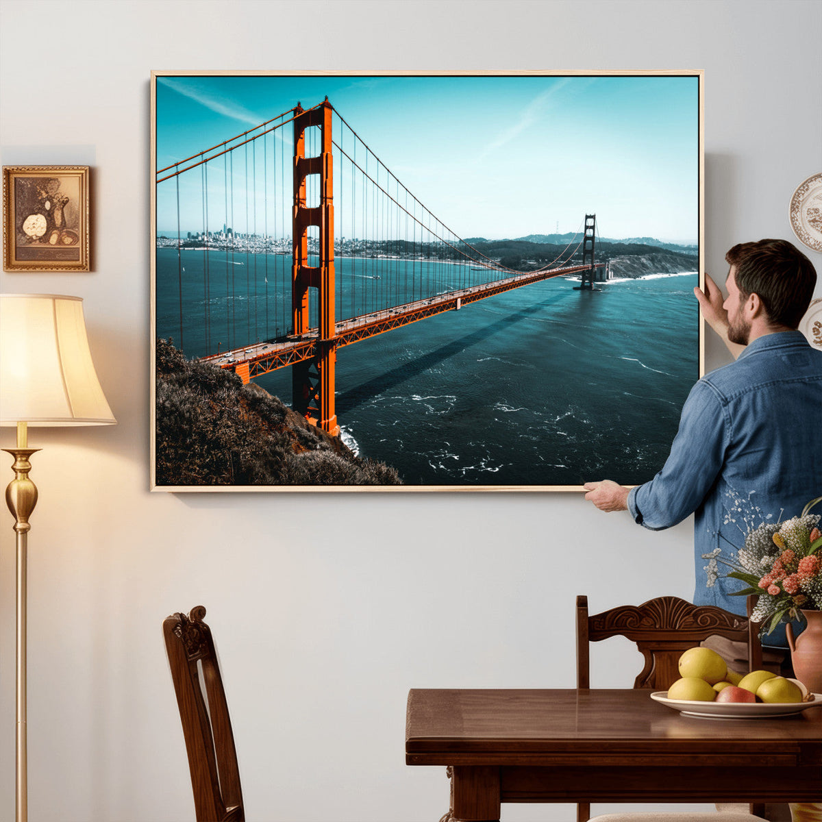 Golden Gate Bridge Wall Art Canvas Print – San Francisco