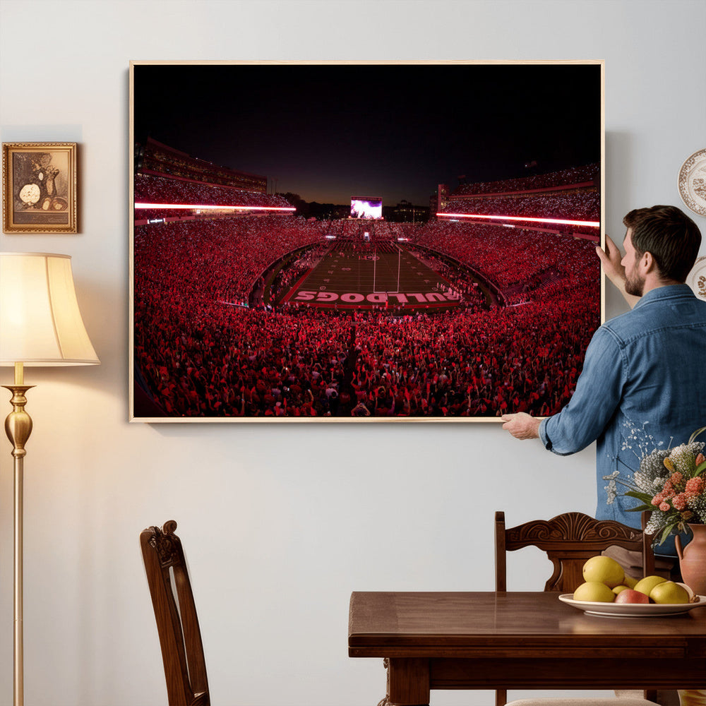 Sanford Stadium Wall Art Canvas Print – Georgia Bulldogs