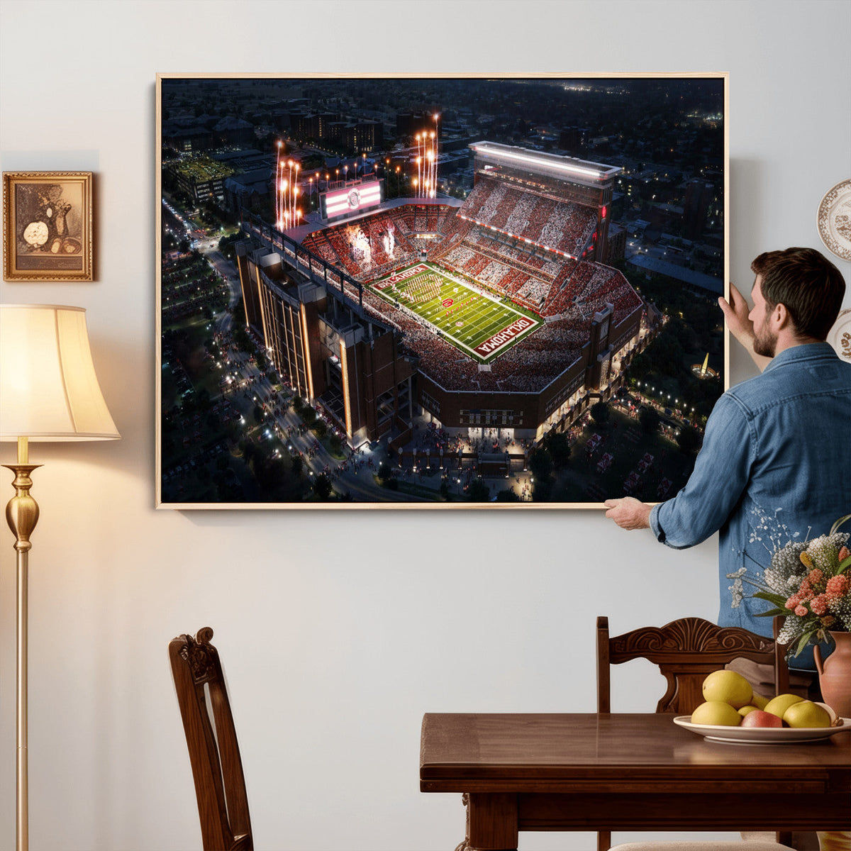 Oklahoma Memorial Stadium - Gaylord Memorial Stadium Wall