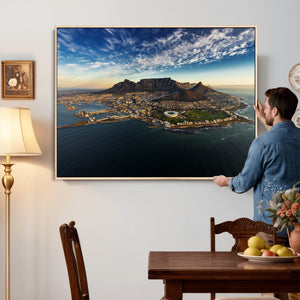 Cape Town Skyline Wall Art Canvas Print – Table Mountain