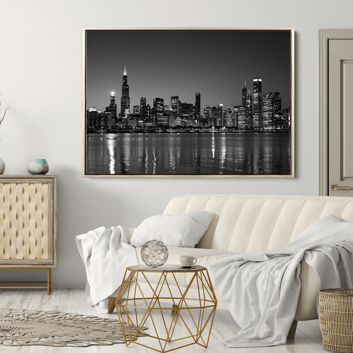 Chicago Wall Art Canvas Print