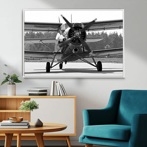 Wall Art Old War Plane Canvas Print