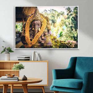 Hinduism Statue Wall Art Canvas Print