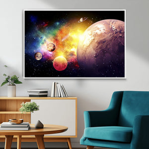 Space and Galaxy Canvas Print