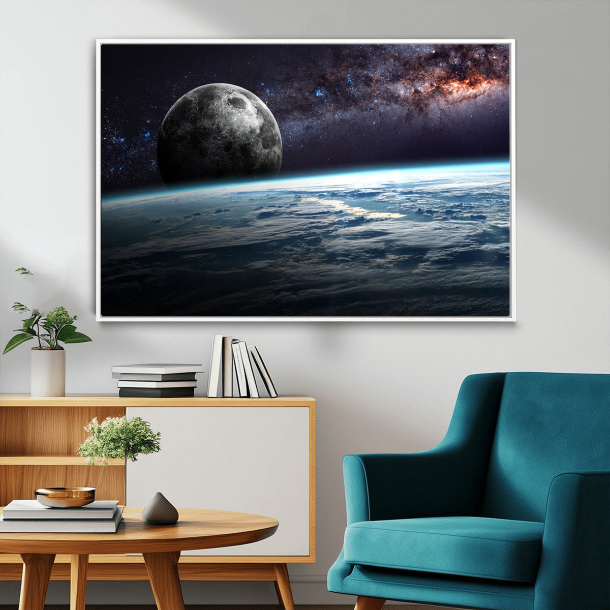 Space and Planet Canvas Print