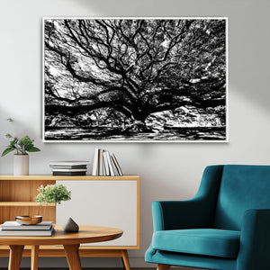 Mighty Angel Oak Wall Art | Angel Oak Tree Art Print