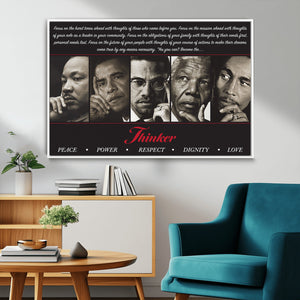 Thinkers of Wall Art Canvas Print - Inspirational Wall Art
