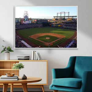 Colorado Rockies Coors Field Wall Art Canvas Print - MLB