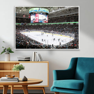 Sharks Arena Blackhawks Sharks Ice Hockey Stadium Wall Art