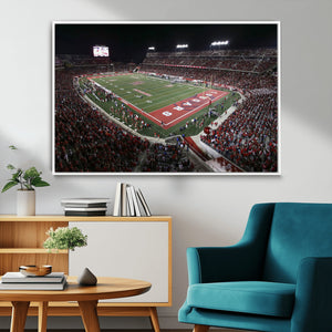 Houston Cougars Football Team Print - Houston TDECU Stadium