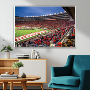 Wisconsin Badgers Football Team Print - Madison Camp Randall